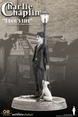 Charlie Chaplin A Dog's Life limited-edition resin statue - 3