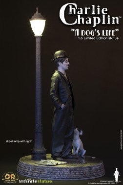 Charlie Chaplin A Dog's Life limited-edition resin statue - 7