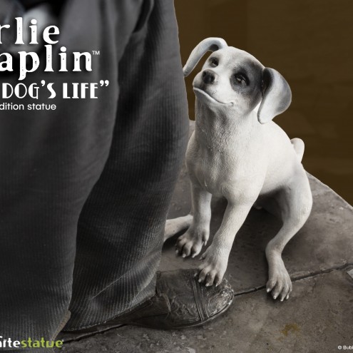 Charlie Chaplin A Dog's Life limited-edition resin statue - 9