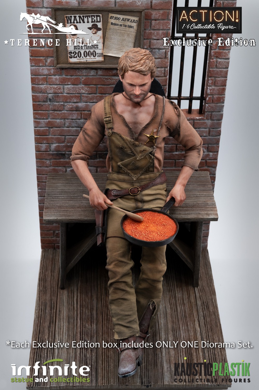 NEW PRODUCT: INFINITE STATUE & KAUSTIC PLASTIK TERENCE HILL 1/6 ACTION - REGULAR, DELUXE, EXCLUSIVE, DIORAMA Terence-hill-16-action-figure-web-exclusive