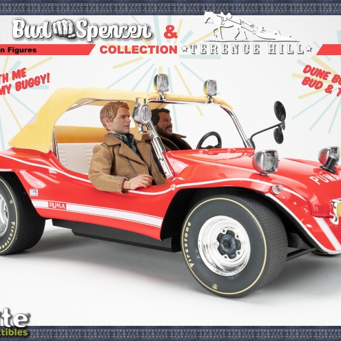 SET BUD SPENCER TERENCE HILL ON DUNE BUGGY