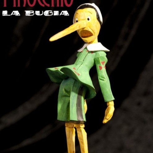 The statue of Pinocchio in the "La Bugia" ("Lie") version - 3