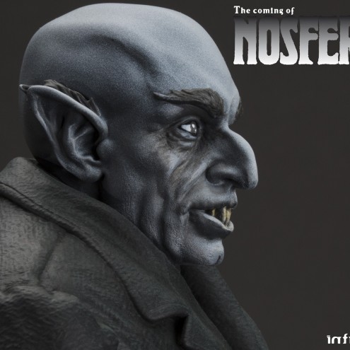 "The coming of Nosferatu" statue with detailed diorama - 9