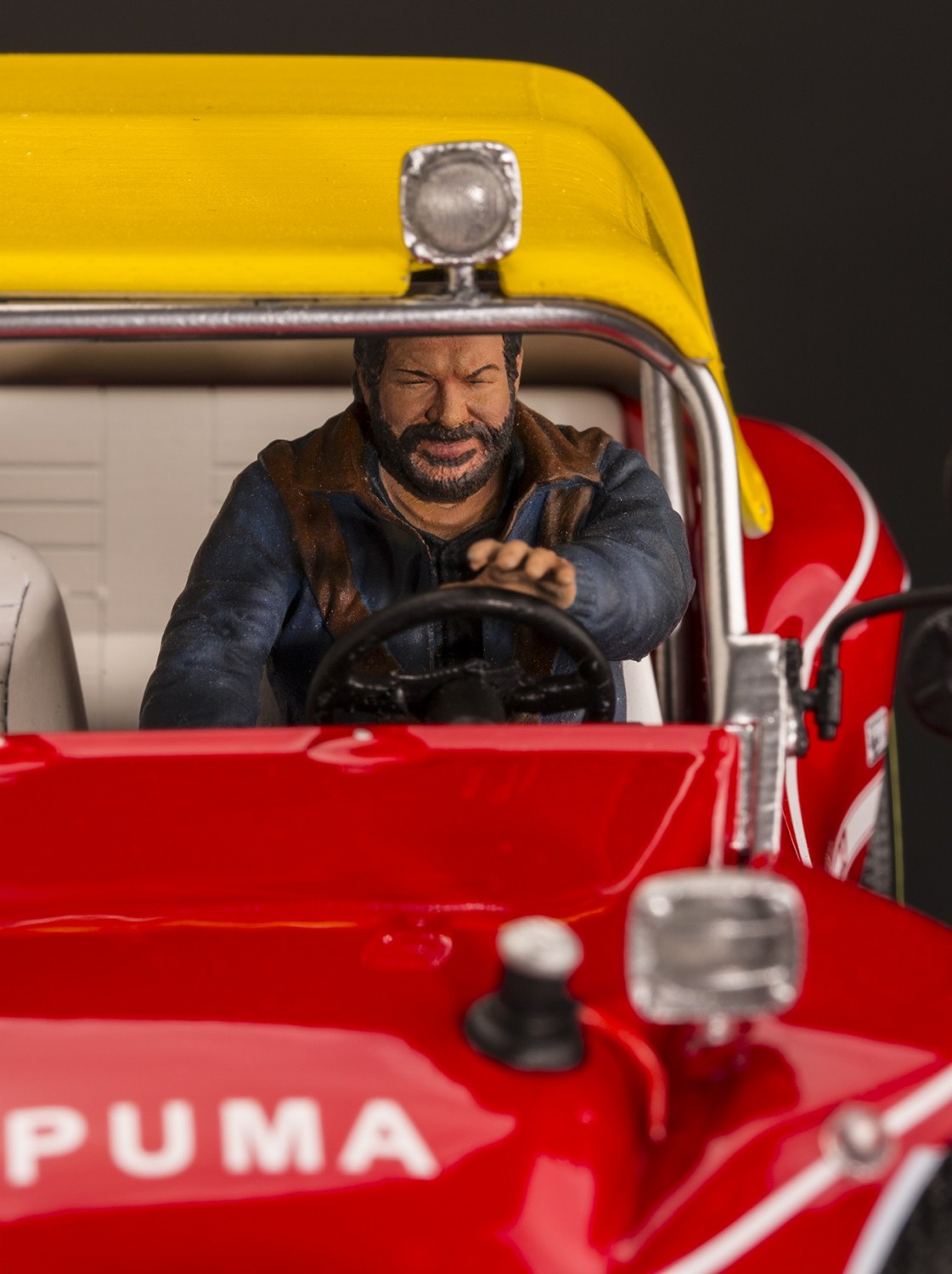 Bud Spencer On Dune Buggy 1:18 Treppe Statue IN Harz By INFINITE STATUE 