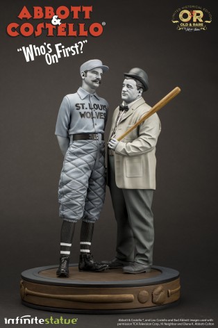Statua in resina Limited Edition Abbott & Costello “Who’s on First?” - 2