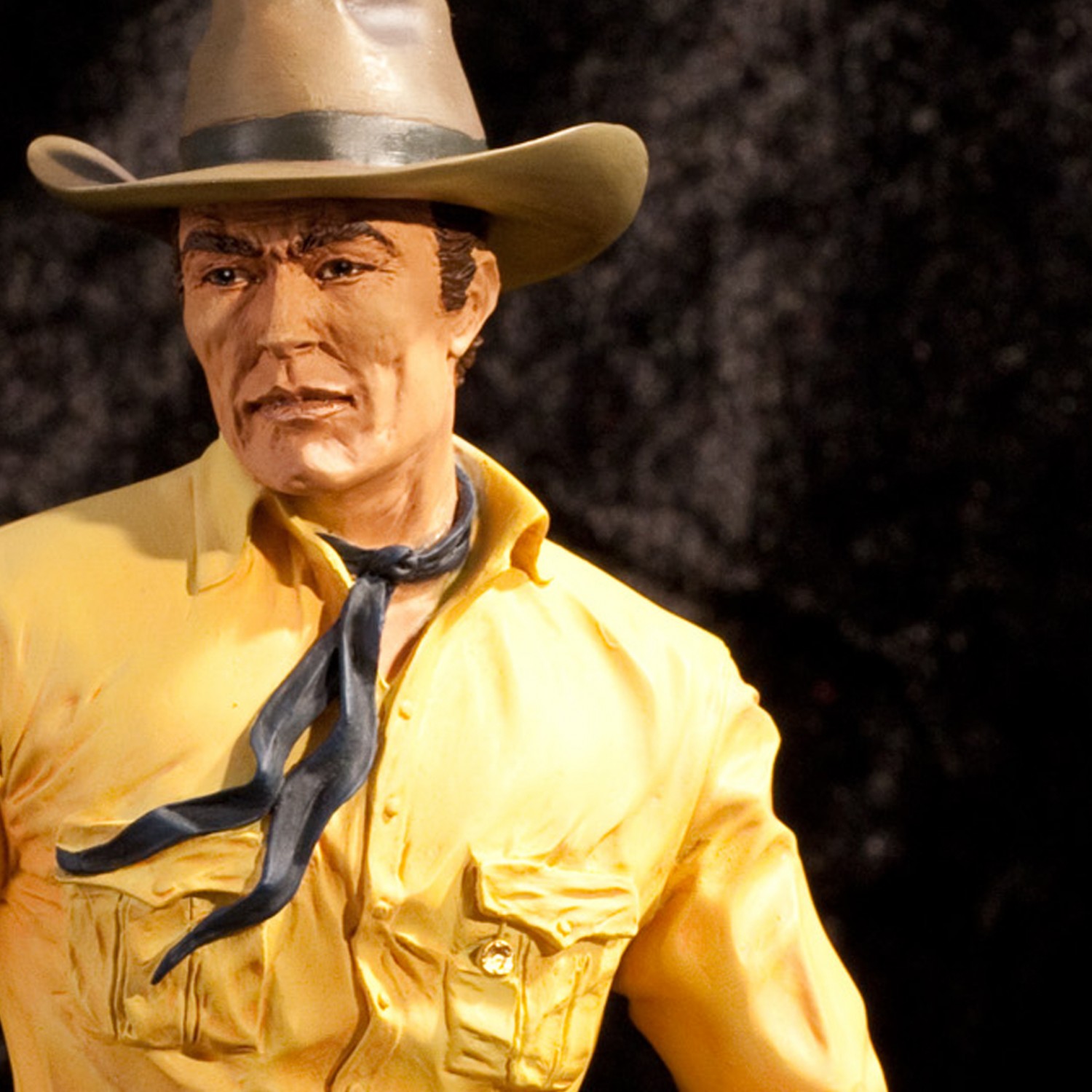 The statue of  the first 3D portrait of Tex - 10