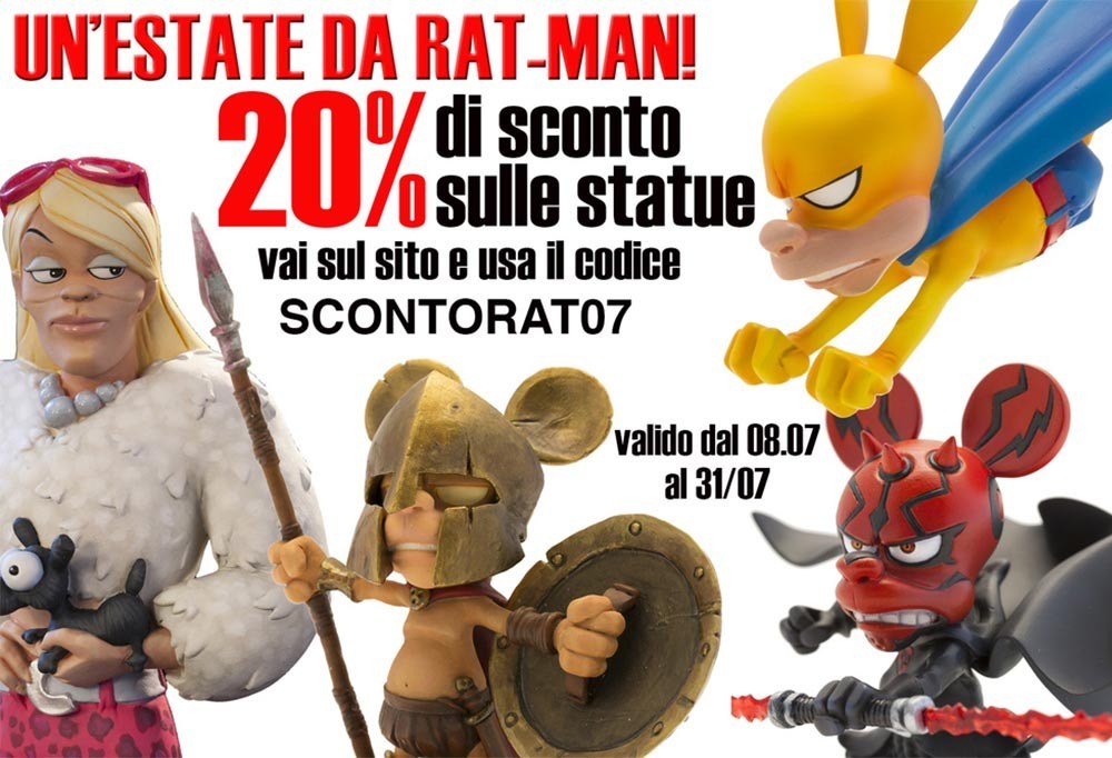 Sconto speciale sulle statue di Rat-Man!